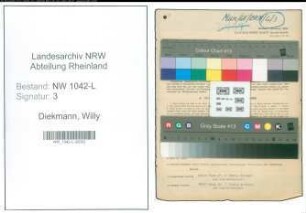 Entnazifizierung Willy Diekmann , geb. 04.02.1916 (Justizbeamter)