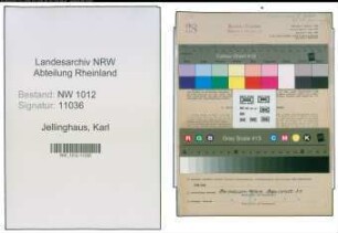 Entnazifizierung Karl Jellinghaus , geb. 14.08.1904 (Elektriker)