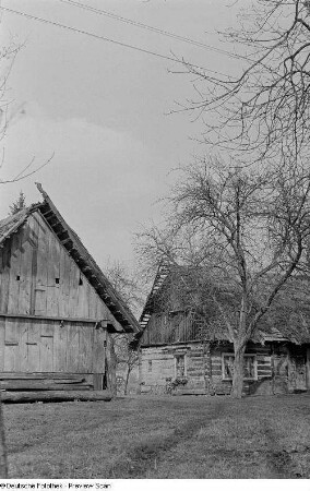 Ansicht eines Gehöfts im Spreewald