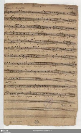 Litanies - Mus.3972-D-540 : T, Coro, orch; KV , B125
