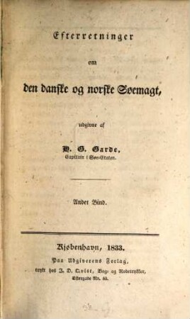 Efterretninger om den danske og norske Søemagt, 2