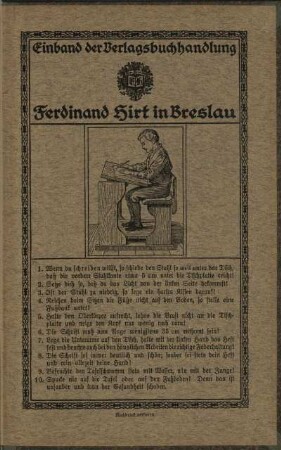 Einband der Verlagsbuchhandlung