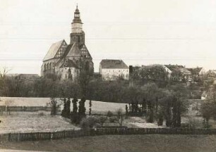 Kamenz, Stadtkirche : Stadtkirche St. Marien, Ansicht von Südosten