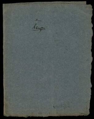 [...] Klagen [zweiter Umschlag]