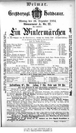 Ein Wintermärchen