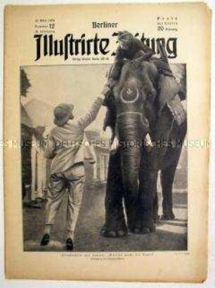 Wochenzeitschrift "Berliner Illustrirte Zeitung" u.a. mit einem Bildbericht über das Berliner Schloss