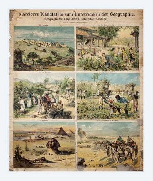Schreibers Wandtafeln zum Unterricht in der Geographie