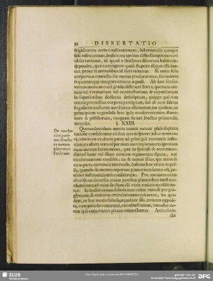 §. XXIII. De mechanica partium structura motum plantarum facilitante