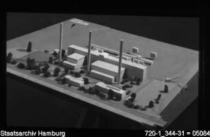 Modell Müllverbrennungsanlage Borsigstraße