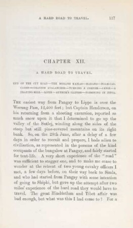 Chapter XII. A hard road to travel