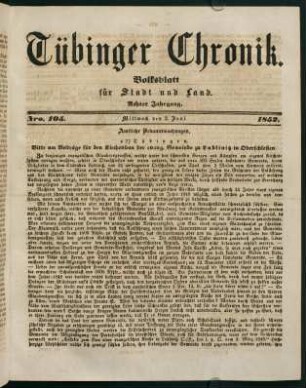 427-446, 2. Juni (Nro. 105) - 8. Juni (Nro. 109)