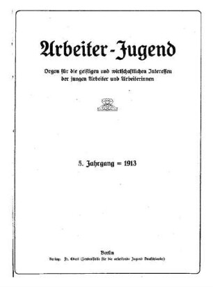 5: Arbeiter-Jugend - 5.1913