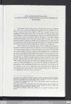 Une Association Raciste: L'Association Turque Pour La Lutte Contre Le Sionisme