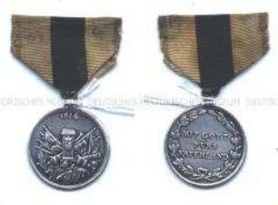 Silberne Kriegsdenkmünze für 1814