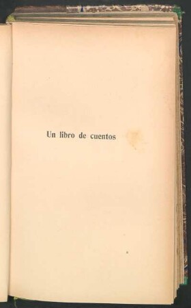 Un libro de cuentos