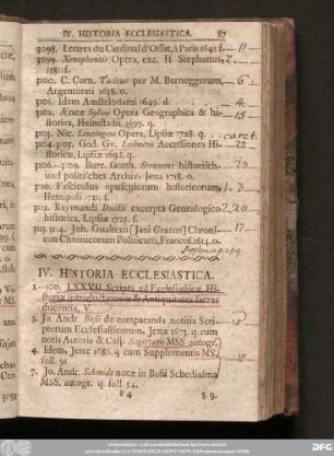 IV. Historia Ecclesiastica.