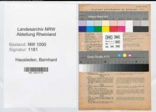 Entnazifizierung Bernhard Hausladen, geb. 27.05.1892 (Jurist)