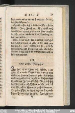 XIII. Der wahre Pompejus.