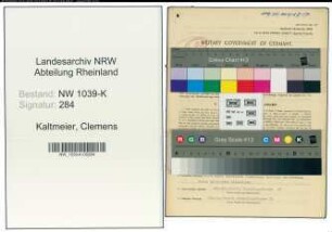 Entnazifizierung Clemens Kaltmeier , geb. 23.11.1913 (Polizist)