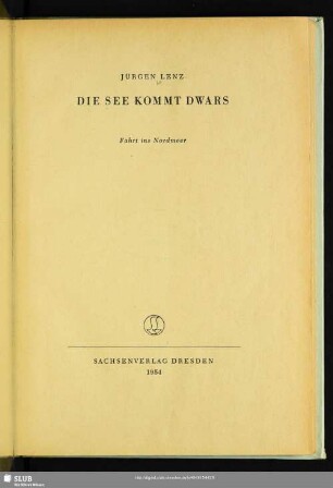 Die See kommt dwars : Fahrt ins Nordmeer