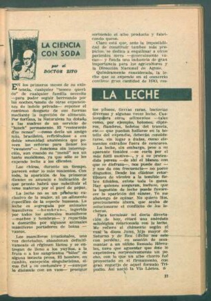 La leche : La ciencia con soda