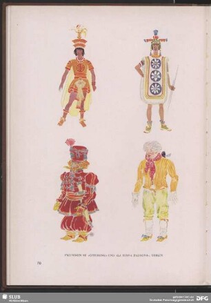 Gestaltung Figurinen zu „Opferung", „ La Serva Padrona", Berlin