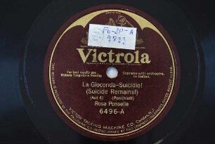 La Giaconda - Suicidio! : (Suicide remains!); (act 4) / (Ponchielli)
