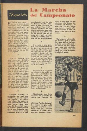 Deportes - la marcha del campeonato