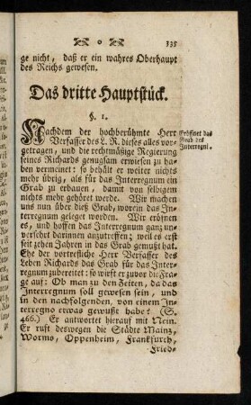 335-390, Das dritte Hauptstück.