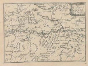 Carte de l'Archevesché de Cologne [= Köln]