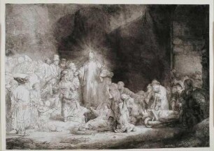 Christus predigend (sog. Hundertguldenblatt)