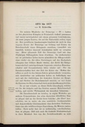 1873 bis 1877