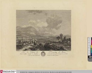 [Landschaft mit Hirten und Rindern; Paysage avec figures et animaux]