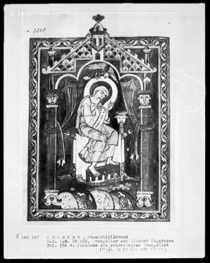 Evangeliar — Evangelist Johannes, Folio 156verso