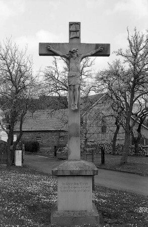 Wegekreuz (Wegekreuz); Eiterfeld, Mittelstraße