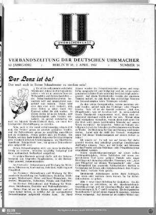 Der Lenz ist da!