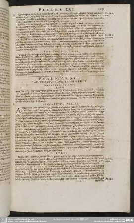Psalmus XXII