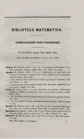 Biblioteca matematica.