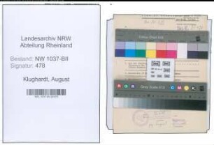 Entnazifizierung August Klughardt , geb. 01.04.1904 (Sparkassenrendant)