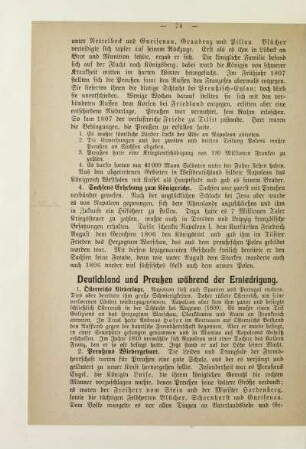 Deutschland und Preußen während der Erniedrigung