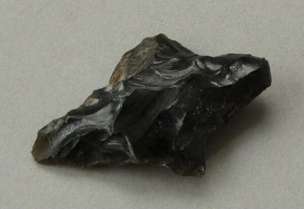 Arrowhead made from obsidian