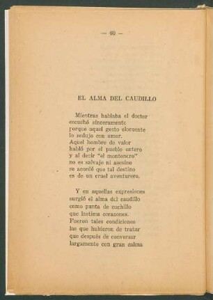 El alma del caudillo