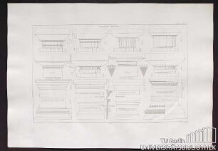 Abtheilung 1, Bl. 3 b. Dorische Saeulen.