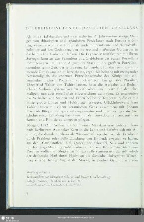 Die Erfindung Des Europäischen Porzellans