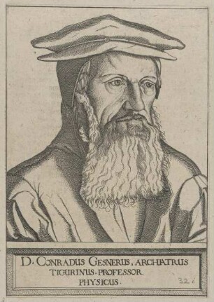 Bildnis des Conradus Gesnerus