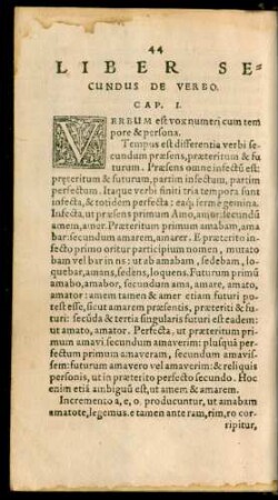 Liber Secundus De Verbo.