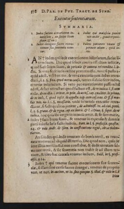 Executio sententiarum.
