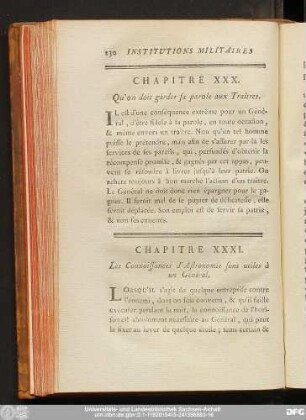 Chapitre XXX. Qu'on doit garder sa parole aux Traîtres.