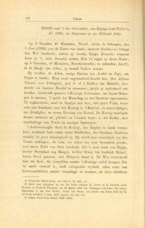 Reize naâr den Oost-indien, van Kaptyn John Davis, Ao. 1598, als Stuurman op een Hollands Schip