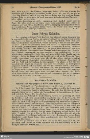 Unser Februar-Kalender
